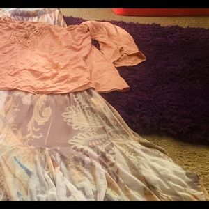 Dress and sweaters , shirts ,skirt